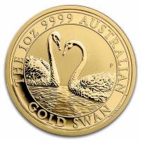 Australien 100 AUD Schwan 2022 1 Oz Gold