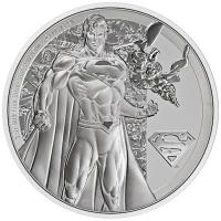 Niue 10 NZD Classic Superheroes (1.) Superman(TM) 2022 3 Oz Silber PP Rckseite