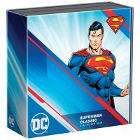 Niue - 10 NZD Classic Superheroes (1.) Superman(TM) 2022 - 3 Oz Silber PP