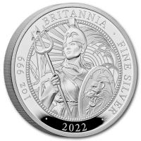 Großbritannien - 2 GBP Britannia 2022 - 1 Oz Silber PP