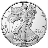 USA - 1 USD TYPE 2 Silver Eagle 2022 - 1 Oz Silber PP