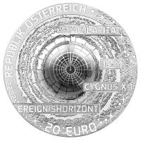 sterreich - 20 EURO Faszination Universum (2.) Schwarzes Loch 2022 - Silber PP