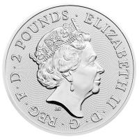 Großbritannien - 2 GBP Royal Arms 2022 - 1 Oz Silber