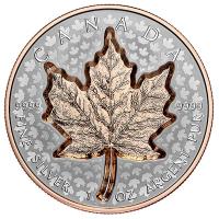 Kanada - 20 CAD Super Incuse Maple Leaf 2022 - 1 Oz Silber