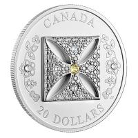 Kanada - 20 CAD Her Majesty Queen Elizabeth II`s Diamond Diadem 2022 - 1 Oz Silber