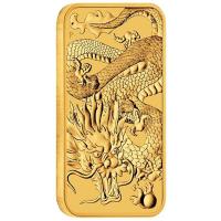 Australien - 100 AUD Drachen Barren 2022 - 1 Oz Gold