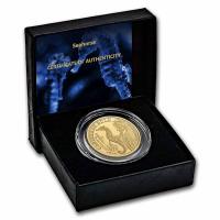 Barbados - 10 Dollar Seepferdchen Seahorse 2022 - 1 Oz Gold (nur 100 Stck!!!)