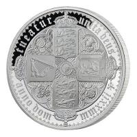 St. Helena - 5 Pfund Gothic Crown 2022 - 5 Oz Silber PP