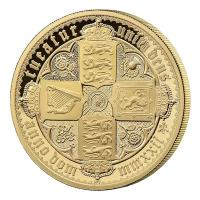St. Helena - 5 Pfund Gothic Crown 2022 - 1 Oz Gold PP