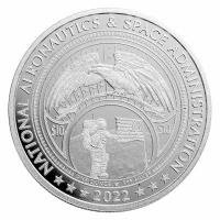 USA - 10 USD Mesa Grande NASA Meatball Logo - 1 Oz Silber