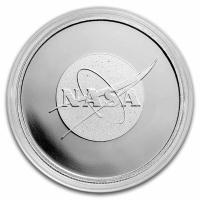 USA - 10 USD Mesa Grande NASA Meatball Logo - 1 Oz Silber