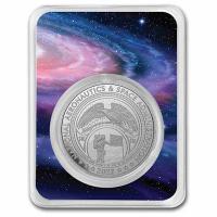 USA - 10 USD Mesa Grande NASA Meatball Logo BLISTER - 1 Oz Silber Blister