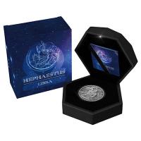 Samoa - 5 Dollar Olympians & Zodiac: Hephaestus VS Waage 2021 - 2 Oz Silber