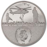 Cook Island - 250 CID Special Forces - Real Heroes 2022 - 1 Oz Platin