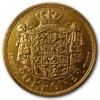 Dnemark - 20 Kronen Frederik VIII - 8,06g Goldmnze