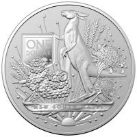 Australien - 1 AUD RAM Australia Coat of Arms 2022 - 1 Oz Silber BU