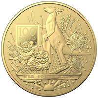 Australien - 100 AUD RAM Australia Coat of Arms 2022 - 1 Oz Gold