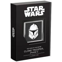 Niue - 2 NZD Star Wars Faces of the Empire (10.) Clone Trooper Phase I - 1 Oz Silber