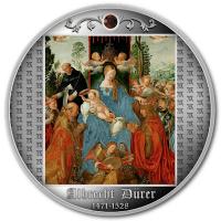 Kamerun - 500 Francs Albrecht Dürer: Das Rosenkranzfest 2021 - Silber PP