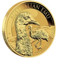 Australien - 100 AUD Emu 2022 - 1 Oz Gold