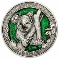 Barbados - 5 Dollar Australien Koala 2022 - 3 Oz Silber