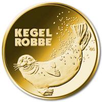 Deutschland - 5*20 Euro Rückkehr der Wildtiere (1.) Kegelrobbe - 5*1/8 Oz Gold