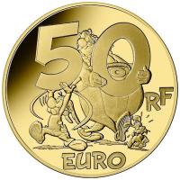 Frankreich - 50 EURO Asterix 2022 - 1/4 Oz Gold PP