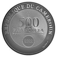 Kamerun - 500 Francs Good Luck II / Viel Glück 2022 - Silber PP