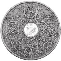 Tschad 10000 Francs History of War To Protect 2022 2 Oz Silber Rückseite