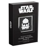 Niue - 2 NZD Star Wars Faces of the Empire (11.) Clone Trooper Phase II - 1 Oz Silber