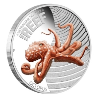 Australien - 0,5 AUD Sea Life II Octopus - 1/2 Oz Silber