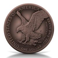 USA - 1 USD TYPE 2 Silver Eagle 2022 - 1 Oz Silber AntikFinish