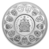 Kanada 0,05 CAD Bigger Picture Wappen 5 Oz Silber