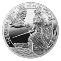 Germania Mint - 5 Mark Germania PROOF 2022 - 1 Oz Silber PP