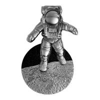 Tschad - 10000 Francs Astronaut On The Moon 2022 - 2 Oz Silber