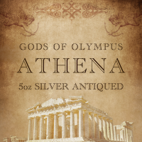 Tuvalu - 5 TVD Gods of Olympus: Athena 2022 - 5 Oz Silber AntikFinish