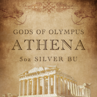 Tuvalu - 5 TVD Gods of Olympus: Athena 2022 - 5 Oz Silber