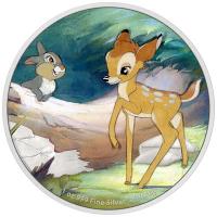 Niue - 2 NZD Disney 80 Jahre Bambi und Klopfer 2022 - 1 Oz Silber