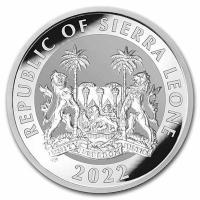 Sierra Leone - 1 Dollar Big Five (1.) Löwe 2022 - 1 Oz Silber