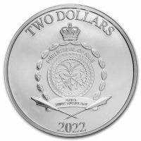 Niue 2 NZD Star Wars IG 11 2022 1 Oz Silber Rückseite