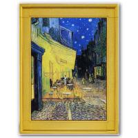 Tschad - 10000 Francs Vincent van Gogh: Cafe Terrace at Night 2022 - 2 Oz Silber Gilded