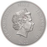 Niue - 10 NZD Harry Potter(TM) Hogwarts(TM): Die große Halle - 3 Oz Silber
