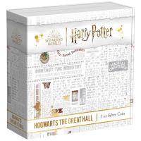 Niue - 10 NZD Harry Potter(TM) Hogwarts(TM): Die groe Halle - 3 Oz Silber