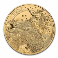 St. Helena - 5 Pfund Goddess (1.) Hera BULLION 2022 - 1 Oz Gold BU