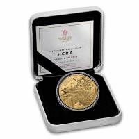 St. Helena - 5 Pfund Goddess (1.) Hera BULLION 2022 - 1 Oz Gold BU