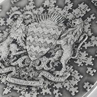 Tschad - 5000 Francs Unsere Erde Puzzle 2022 - 1 Oz Silber