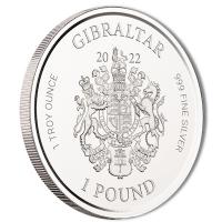 Gibraltar - 1 GBP Kriegselefant (War Elephant) 2022 - 1 Oz Silber