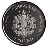 Gibraltar - 1 GBP Kriegselefant (War Elephant) 2022 - 1 Oz Silber