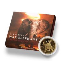 Gibraltar - 10 GBP Kriegselefant (War Elephant) 2022 - 1 Oz Gold