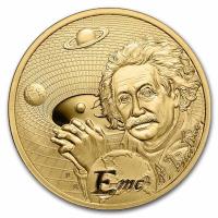 Niue 250 NZD Icons of Inspiration: Albert Einstein 2022 1 Oz Gold